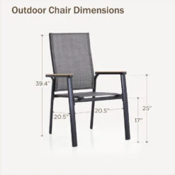 Phi Villa 9-Piece Patio Dining Set With 8 Stackable Textilene Chairs -Phi Villa 04 f7ed38b0 37c4 461e b85c 29c0d7f02868