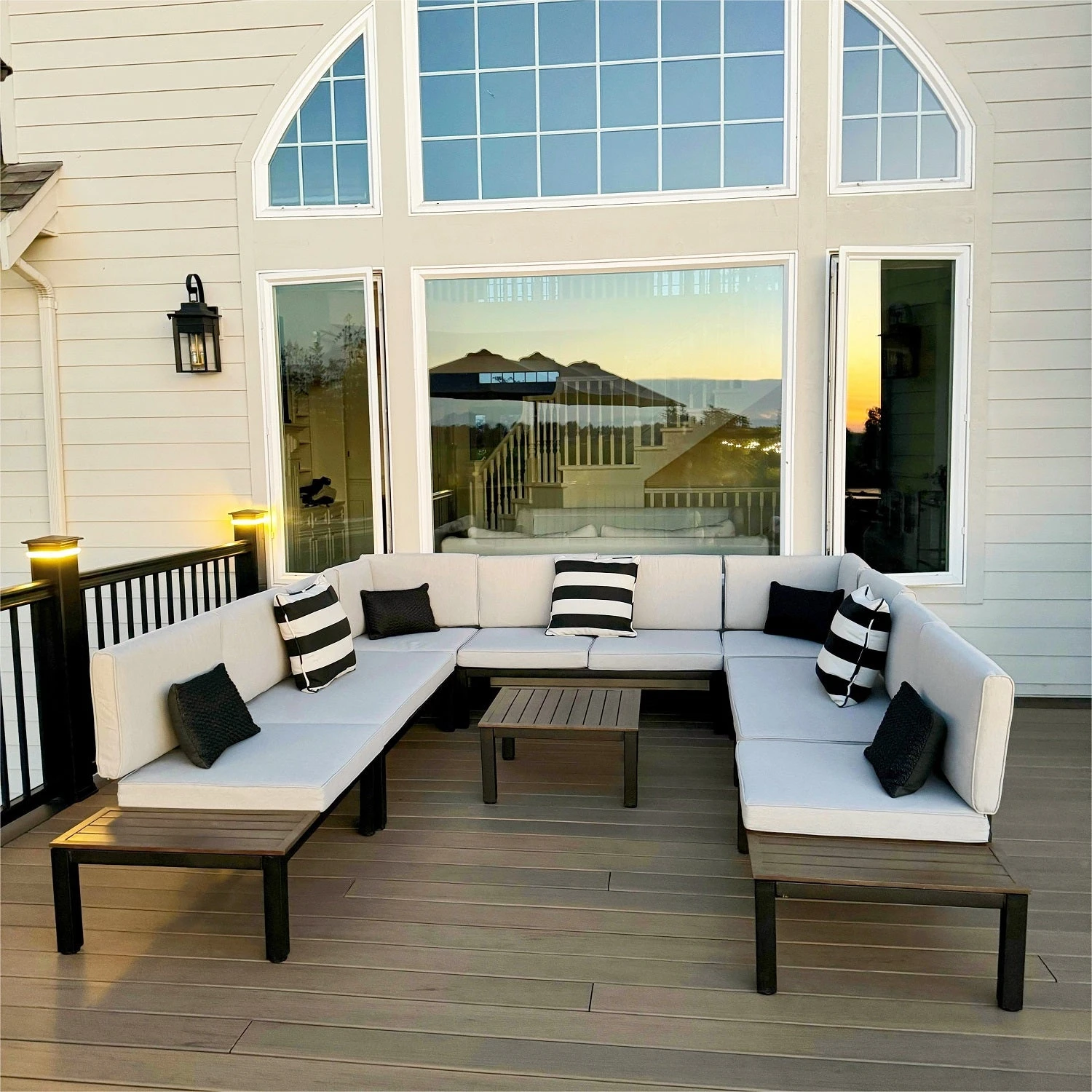 Phi Villa 6 Seater Outdoor Couch Modern Sectional Sofa With Cushions 22 Phi Villa 6 Seater Outdoor Couch Modern Sectional Sofa With Cushions - Image 20