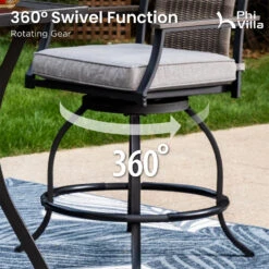 Phi Villa Outdoor Swivel Bar Stools With Rattan Backrest -Phi Villa 131 PV 2024.6.25 1 5bb1c7ae ad2f 4920 819c bf1b252d07e7