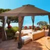 Phi Villa 13' X 13' Straight Leg Pop-up Canopy Party Gazebo, 169 Sq. Ft Of Shade -Phi Villa 13x13 Straight Leg Pop up Canopy 1