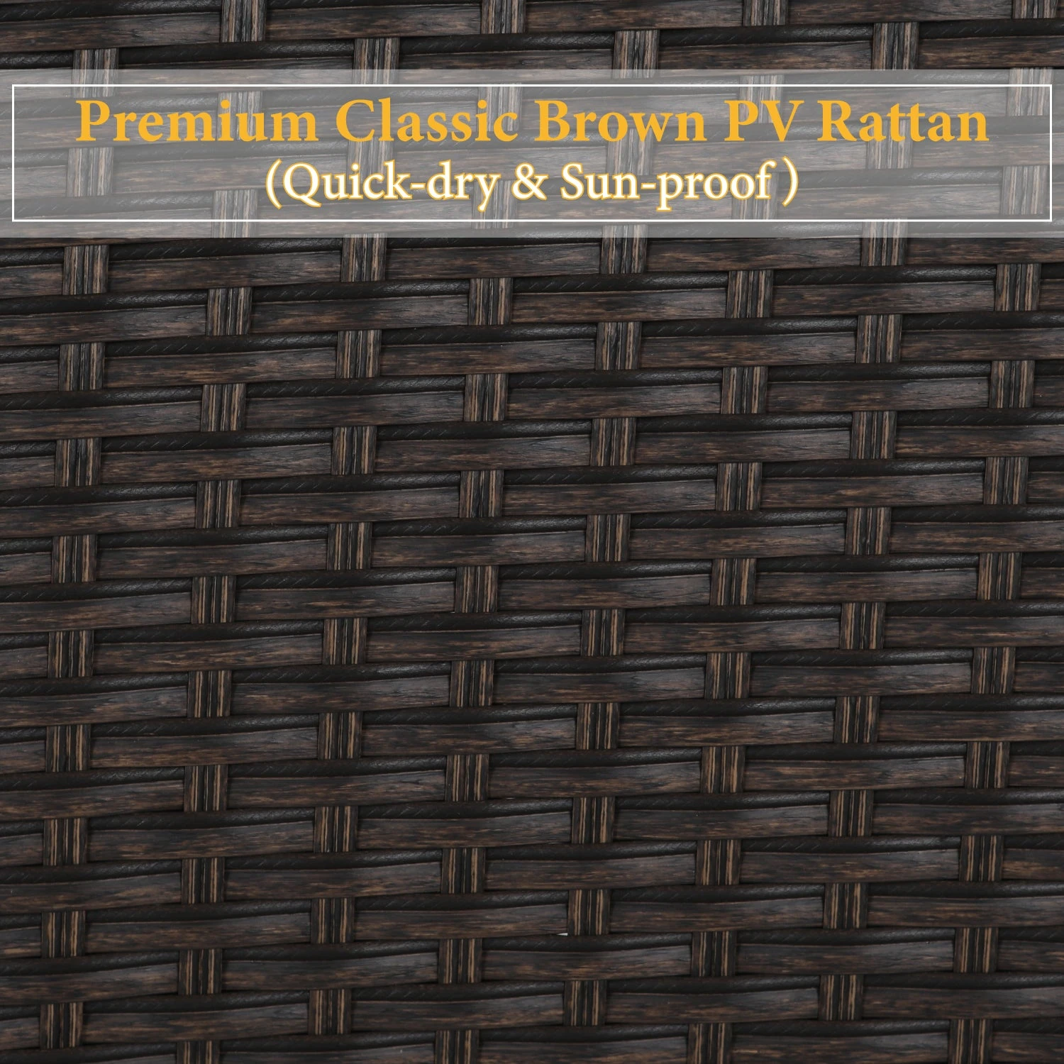 PHI VILLA 5-Piece Outdoor Dining Set With Square Steel Table & 5 Rattan Cushioned Dining Chairs 5 PHI VILLA 5-Piece Outdoor Dining Set With Square Steel Table & 5 Rattan Cushioned Dining Chairs - Image 3