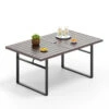 Phi Villa Patio Rectangle Patio Dining Table With U-shaped Legs -Phi Villa 1 E02GF139 2 0000