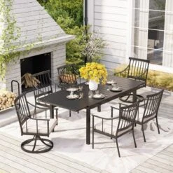 6-8 Person Extenable Outdoor Dining Table PHI VILLA 19 6-8 Person Extenable Outdoor Dining Table PHI VILLA -Phi Villa 1 S7 30584 0000