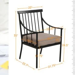 Phi Villa 7 / 9-Piece Outdoor Dining Set With Adjustable Table & Fashionable Dining Arm Chairs 31 Phi Villa 7 / 9-Piece Outdoor Dining Set With Adjustable Table & Fashionable Dining Arm Chairs -Phi Villa 1 c712b89b 39bb 408a b2cf a4ca1e299f37