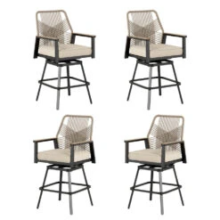Phi Villa Mirage Rope-art High Bar Stools For Outdoor Pub -Phi Villa 2 484