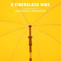 Phi Villa 7ft Patio Beach Tassel Umbrella UPF 50+ With Carry Bag -Phi Villa 2023.6.7 16