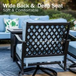 Phi Villa 4-Seater Outdoor Steel Conversation Sofa Set With Fire Pit Table -Phi Villa 2024.2.19 04 12b73d91 366a 4c01 9444 aab5a06363fa