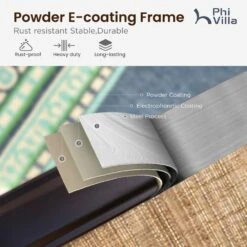 Outdoor Upgraded Padded Textilene All-Weather Swivel Bar Stools With Arms PHI VILLA 37 Outdoor Upgraded Padded Textilene All-Weather Swivel Bar Stools With Arms PHI VILLA -Phi Villa 2024.3.13 6 2da522b4 0966 42a0 a91d 16c1f29aebd7