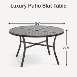 Phi Villa 54" Knitted Pattern Large Round Table -Phi Villa 2024.4.22 PV 409 4 50d23ab2 c56f 4d34 9492 7794302e1754