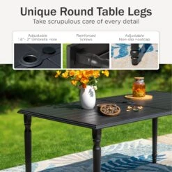 7-Piece Patio Dining Set With Enlarged Table & Textilene Swivel Chairs For Garden,Deck Phi Villa 14 7-Piece Patio Dining Set With Enlarged Table & Textilene Swivel Chairs For Garden,Deck Phi Villa -Phi Villa 2024.5.16 PV 428 N 3 e851341a 1b21 4a53 85af e6c9fe68db97