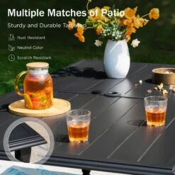 7-Piece Patio Dining Set With Enlarged Table & Textilene Swivel Chairs For Garden,Deck Phi Villa 15 7-Piece Patio Dining Set With Enlarged Table & Textilene Swivel Chairs For Garden,Deck Phi Villa -Phi Villa 2024.5.16 PV 428 N 4 fb90d555 026d 43f9 af4a 195a3d699e20