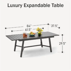 7/9-Piece Outdoor Dining Set With Extendable Table For Multiple Uses PHI VILLA -Phi Villa 2024.5.24 PV 450 6 ada311d0 b758 470e b3e2 ab2cc6a5cd10 1