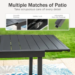7/9-Piece Patio Dining Set With Extendable Table For Garden, Backyard PHI VILLA -Phi Villa 2024.5.29 PV 305 3