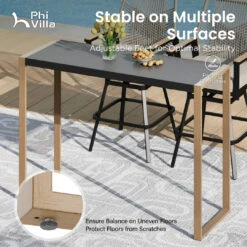 Phi Villa 3-Pcs Patio High Bar Set-Mirage Rope-art Stools & Sea Stone Tabletop Design 30 Phi Villa 3-Pcs Patio High Bar Set-Mirage Rope-art Stools & Sea Stone Tabletop Design -Phi Villa 2025.03.19 PV 485 PV 3