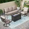 Phi Villa 5-Seater Outdoor Elegant Steel Conversation Sofa Sets With Fire Pit Table -Phi Villa 240719 CP005 07 5 GS007 0000.compose
