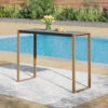 Phi VIlla 40" High-Top Outdoor Bar Table With Stylish 3D Ocean Stone Design 1 Phi VIlla 40" High-Top Outdoor Bar Table With Stylish 3D Ocean Stone Design -Phi Villa 250314 18 PV 485 0000.compose