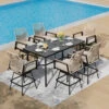 Phi Villa Mirage 7-Pcs. Rope-art High Bar Stools -Phi Villa 250314 18 SB7 45116 0000.compose