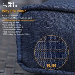 Phi Villa 4-Seater Outdoor Wicker Sectional Sofa Set With Cushions -Phi Villa 2 848ac9d2 6575 4536 b77a e5a4825000e7