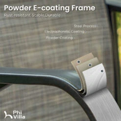 PHI VILLA Textilene Swivel Bar Stools With Curved Arms -Phi Villa 3 0845d1f2 4826 466b ae15 32ecd6c91df3 2