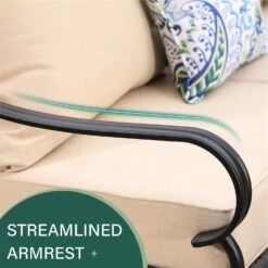 Phi Villa 9-Seat Outdoor Steel & Rattan Conversation Sofa Set With Leather Grain Fire Pit Table -Phi Villa 3 09d90c04 b51f 4ace 9bb8 b40cd070ac60