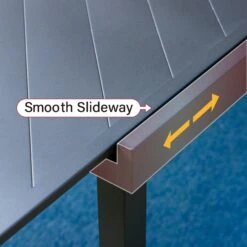 PHI VILLA 7 Piece/ 9 Piece Outdoor Dining Set With Rattan Cushioned Chairs & Extendable Steel Table -Phi Villa 3 a28f8fb5 f9cb 4e65 b0eb 71ff53882ace