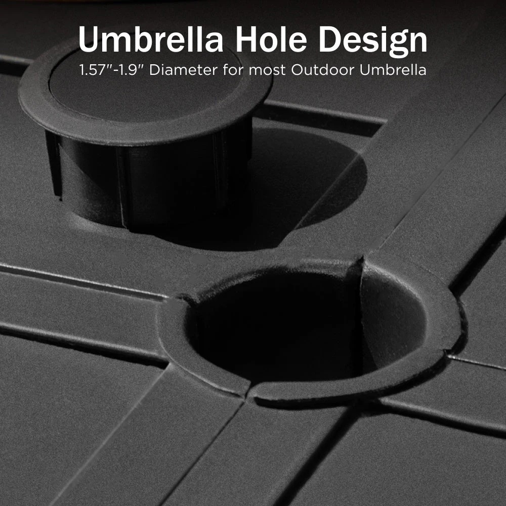 9-Pcs Patio Dining Set With Textilene C-spring Chair-Phi Villa 11 9-Pcs Patio Dining Set With Textilene C-spring Chair-Phi Villa - Image 9