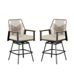 Phi Villa Mirage Rope-art High Bar Stools For Outdoor Pub -Phi Villa 484