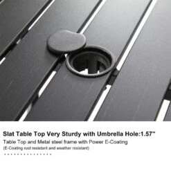 Outdoor Bohemian Swivel Bar Stools Set For Garden, Bar-PHI VILLA -Phi Villa 61qzXarCzDL af27d0e9 cf37 45c7 b642 b363d853c46d