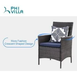 PHI VILLA 7-Piece Outdoor Dining Set With Rattan Cushioned Chairs & Steel Panel Table -Phi Villa 6 600x 91fb0e33 82b4 4aa9 97d9 ff69d1f3bb1c