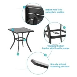 Outdoor Bohemian Swivel Bar Stools Set For Garden, Bar-PHI VILLA -Phi Villa 6 ab7a941a aadd 4af1 a8a2 8cccdda4d31d