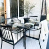 PHI VILLA 7-Piece Patio Dining Set With Rectangle Table & 6 Fashionable Dining Chairs -Phi Villa 7 Piece Patio Dining Set With Steel Panel Rectangle Table and 6 Fashionable Dining Arm Chairs 49ad171f dea7 4f66 a835 8735e0d23965