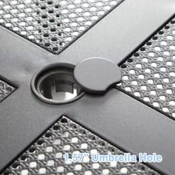 Phi Villa 37" X 37" Square Patio Bistro Table -Phi Villa 71hg2oKMUcL. SX679