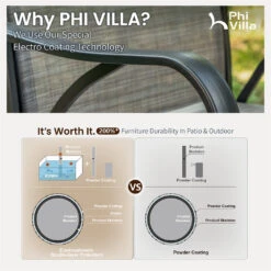 7-Piece Patio Bar Set With 6 Bar Stools For Poolside, Graden PH VILLA -Phi Villa 7 1445ce8e e932 4aac 98ec f8af2a0e70c6 1