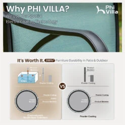 7-Piece Patio Bar Set With 6 Bar Stools For Poolside, Graden PH VILLA -Phi Villa 7 47264c77 1b72 4d42 bc13 a88a5e4b66b0