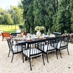 Phi Villa 7 / 9-Piece Outdoor Dining Set With Adjustable Table & Fashionable Dining Arm Chairs 33 Phi Villa 7 / 9-Piece Outdoor Dining Set With Adjustable Table & Fashionable Dining Arm Chairs -Phi Villa 8 seat Outdoor Dining Set with Adjustable Table Fashionable Dining Arm Chairs