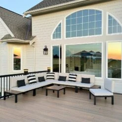 Phi Villa 6 Seater Outdoor Couch Modern Sectional Sofa With Cushions 32 Phi Villa 6 Seater Outdoor Couch Modern Sectional Sofa With Cushions -Phi Villa 8 seater sectional sofa