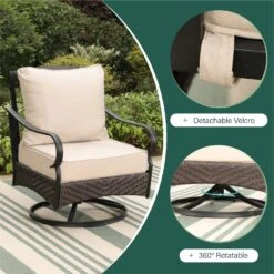 Phi Villa 9-Seat Outdoor Steel & Rattan Conversation Sofa Set With Leather Grain Fire Pit Table -Phi Villa 8 251d979c 9319 400a a98d 638944e8160b