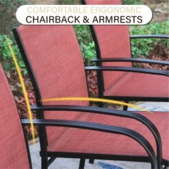 PHI VILLA 7 PCS Outdoor Dining Set 6 Textilene Fixed Chairs & Adjustable Table 33 PHI VILLA 7 PCS Outdoor Dining Set 6 Textilene Fixed Chairs & Adjustable Table -Phi Villa 8 ad16f91e 8069 47d9 b84b db36ee2dfbe4