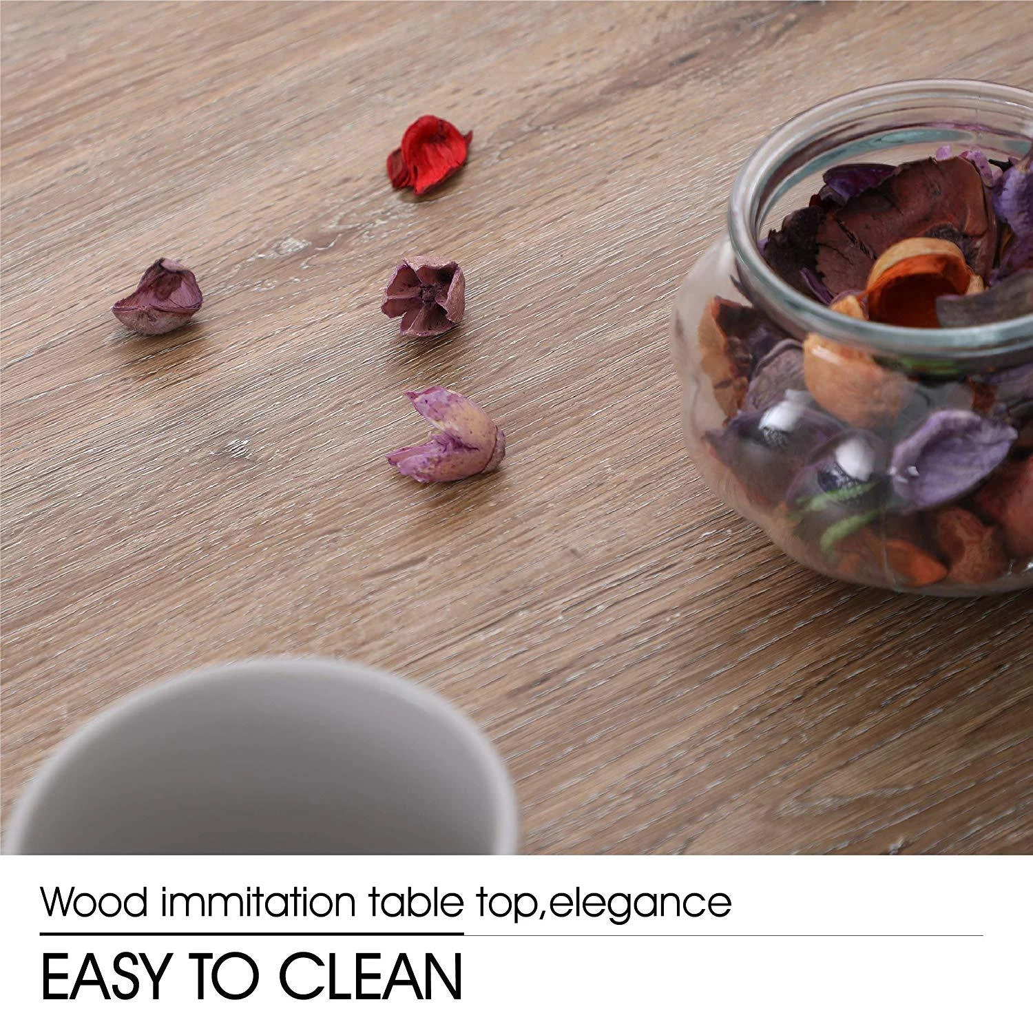 5-Piece Outdoor Dining Set With Rattan Swivel Chairs And Square Table PHI VILLA 9 5-Piece Outdoor Dining Set With Rattan Swivel Chairs And Square Table PHI VILLA - Image 7