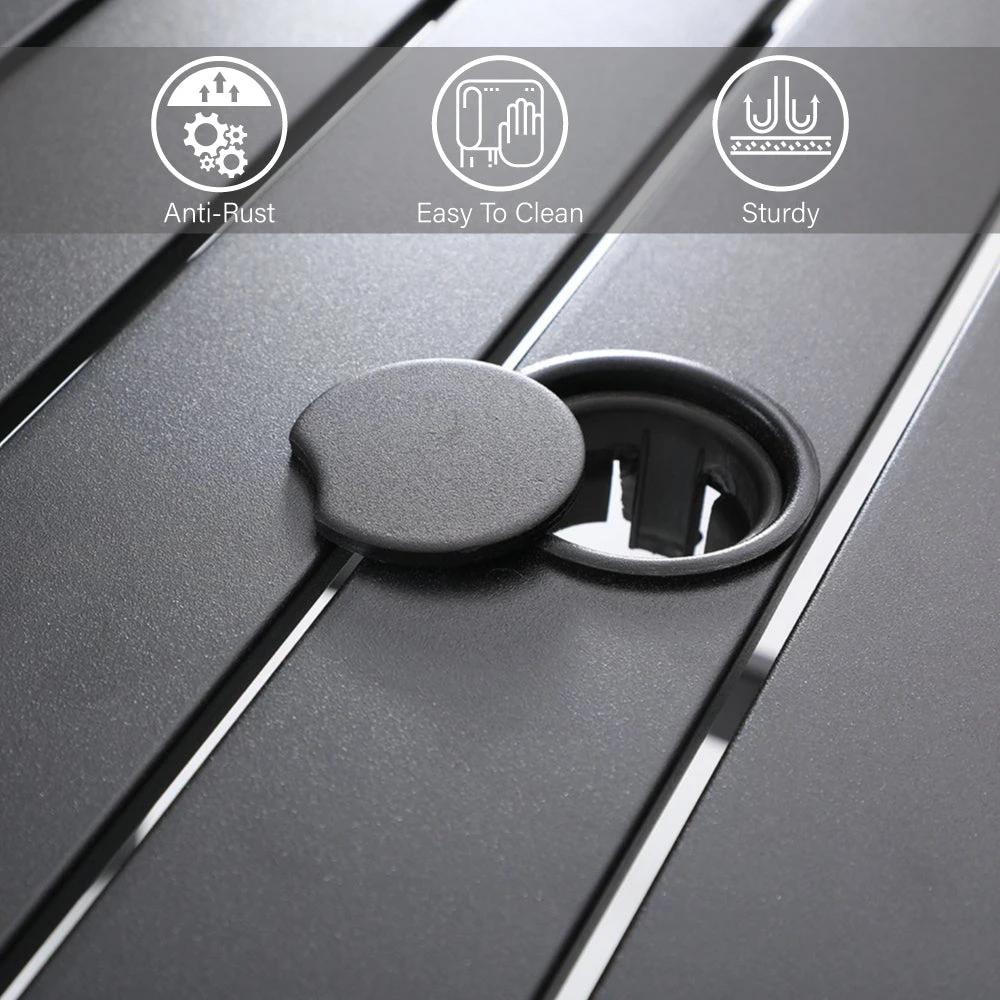 5-Piece Outdoor Dining Set With Rattan Swivel Chairs And Square Table PHI VILLA 22 5-Piece Outdoor Dining Set With Rattan Swivel Chairs And Square Table PHI VILLA - Image 20