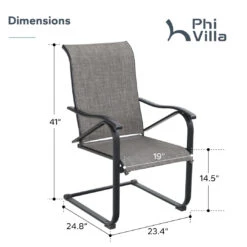 9-Pcs Patio Dining Set With Textilene C-spring Chair-Phi Villa 32 9-Pcs Patio Dining Set With Textilene C-spring Chair-Phi Villa -Phi Villa E02GF105 S 3 1e2bc005 9ae5 438b b46e 1cdb83deeb52