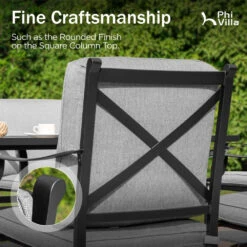 Phi Villa Calabash Patio Dining Chairs-Swivel Chairs & Fixed Chairs -Phi Villa E02GF1672025.2.17 3 c66491c0 4cf3 457b 8c9d ea7aaf71d739