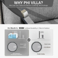 Phi Villa Calabash Patio Dining Chairs-Swivel Chairs & Fixed Chairs -Phi Villa E02GF1672025.2.17 8 e85cb025 c32a 48a9 8682 9c2800f6fe89