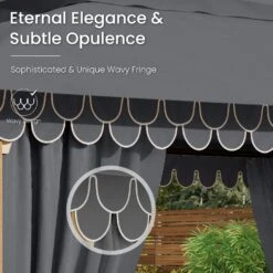 PHI VILLA 10’x13’ Patio Affordable Gazebo With Mosquito Net -Phi Villa GA051 2025.4.30 03