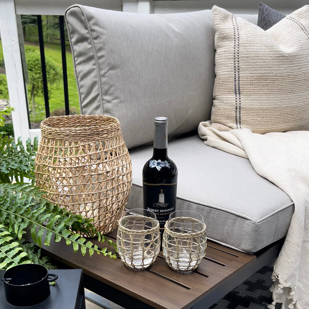 Phi Villa 6 Seater Outdoor Couch Modern Sectional Sofa With Cushions 5 Phi Villa 6 Seater Outdoor Couch Modern Sectional Sofa With Cushions - Image 3