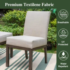 PHI VILLA Patio Textilene Padded Fixed Dining Chairs, Set Of 2 21 PHI VILLA Patio Textilene Padded Fixed Dining Chairs, Set Of 2 -Phi Villa IMG 5193 500x 6d3357cd 9f3c 46fe b405 f31da1bfb40f