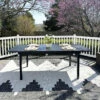 PHI VILLA Outdoor Extendable Patio Steel Dining Table For 6-8 People -Phi Villa IMG 7830 54ee8654 0f5a 403f a810 9ab44799decc