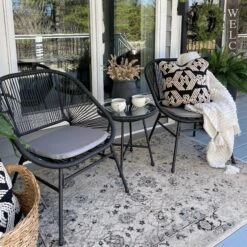 Phi Villa 3-Piece Outdoor Wicker Conversation Set -Phi Villa IMG 7988 1