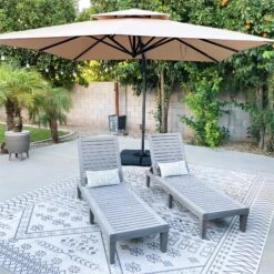 PHI VILLA 10ft Patio Square Umbrella Outdoor Offset Umbrella 29 PHI VILLA 10ft Patio Square Umbrella Outdoor Offset Umbrella -Phi Villa IMG 9401 08 07 08 51 41