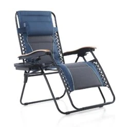 PHI VILLA Oversize Padded Adjustable Zero Gravity Chair With Cup Holder -Phi Villa LB 12090 21ac1c62 aede 407f 903c e24f0398dae4